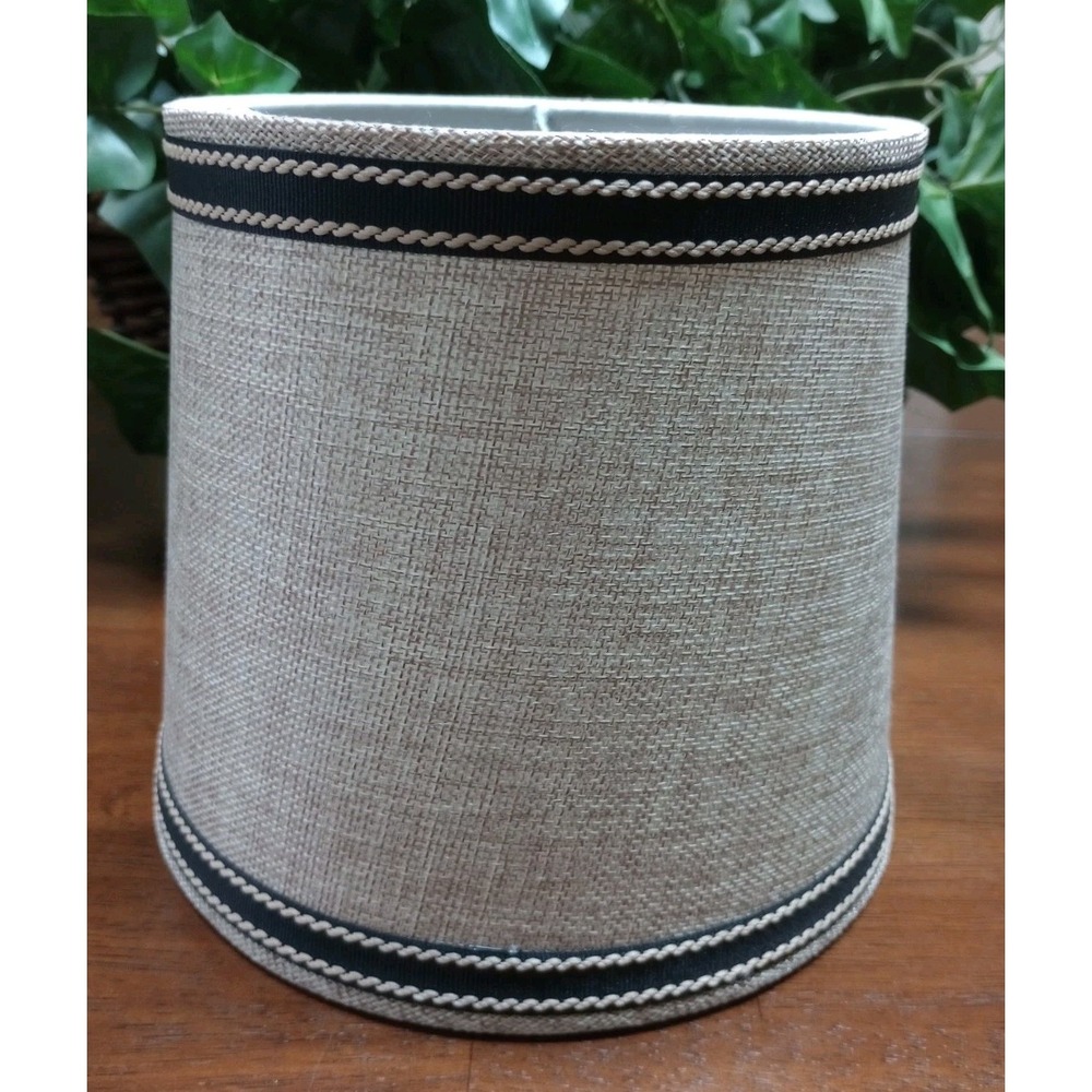 Uno Fitter Tan/ Brown Fabric Lamp Shade